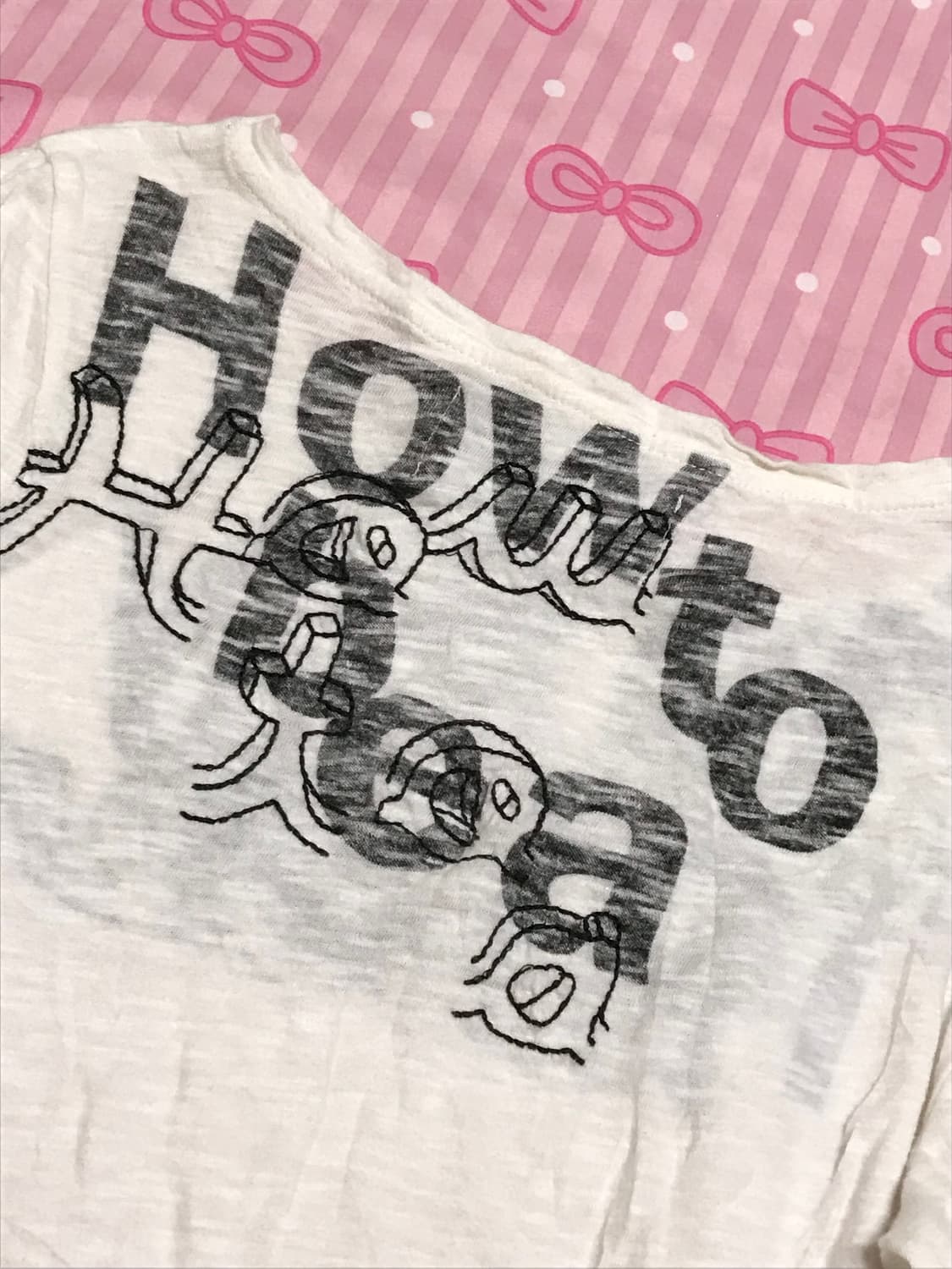 Y2k 자수 프린팅 라운드 슬리브 퍼 상품이미지4