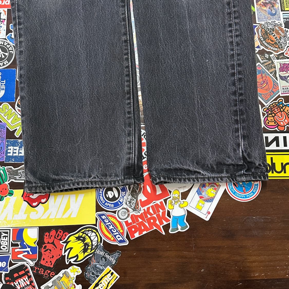 리바이스 501 블랙 진 데님 팬츠 34 상품이미지7