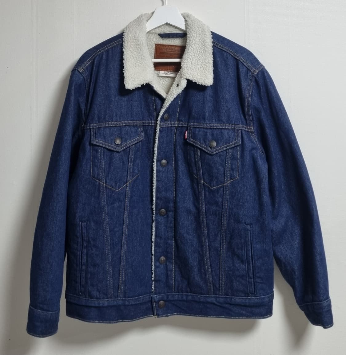 M (95) 리바이스 프리미엄 쉐르파 데님자켓 청자켓 상품이미지1