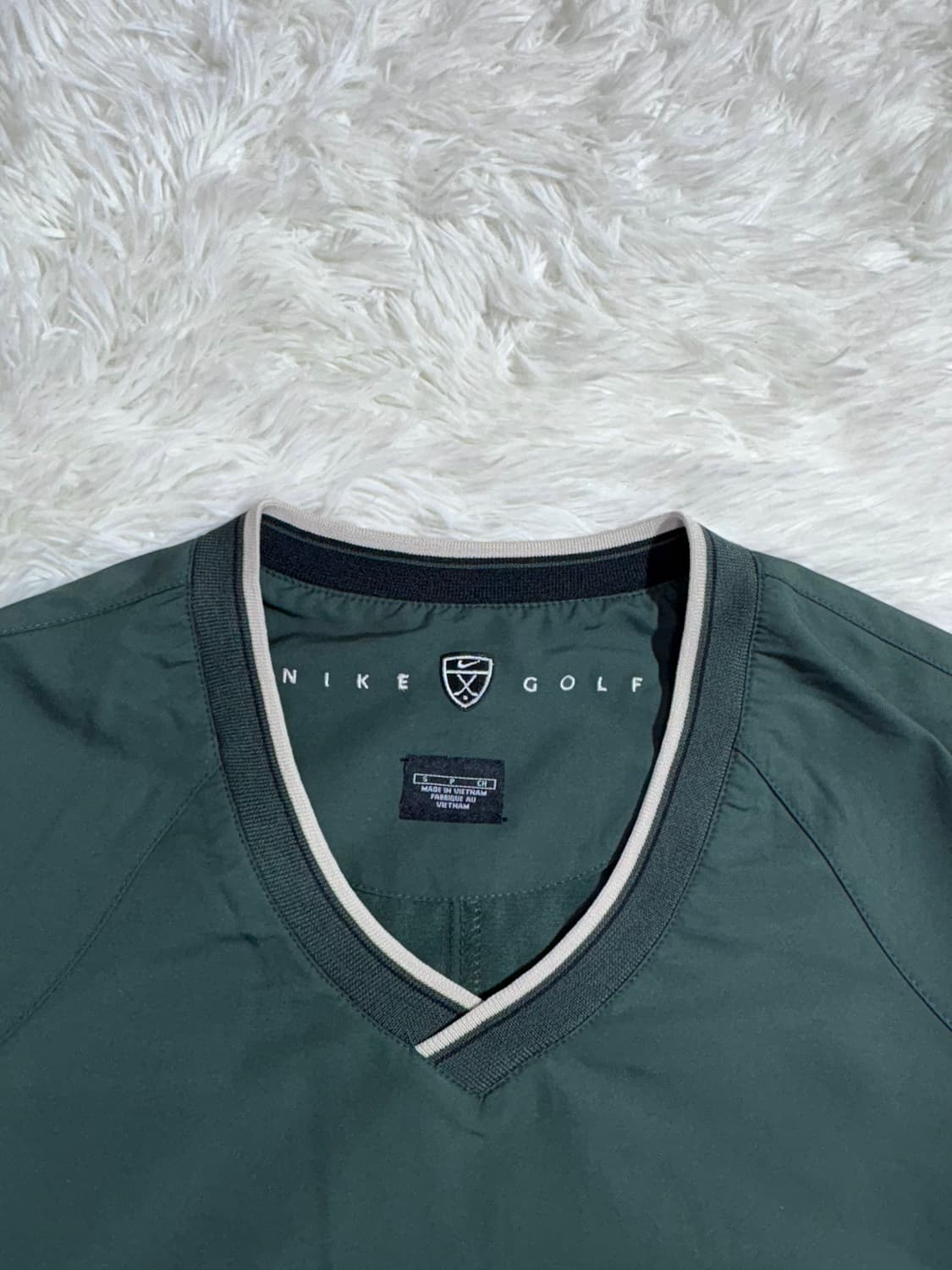 나이키 GOLF 사이드 스우시 카키 풀오버 웜업  상품이미지6