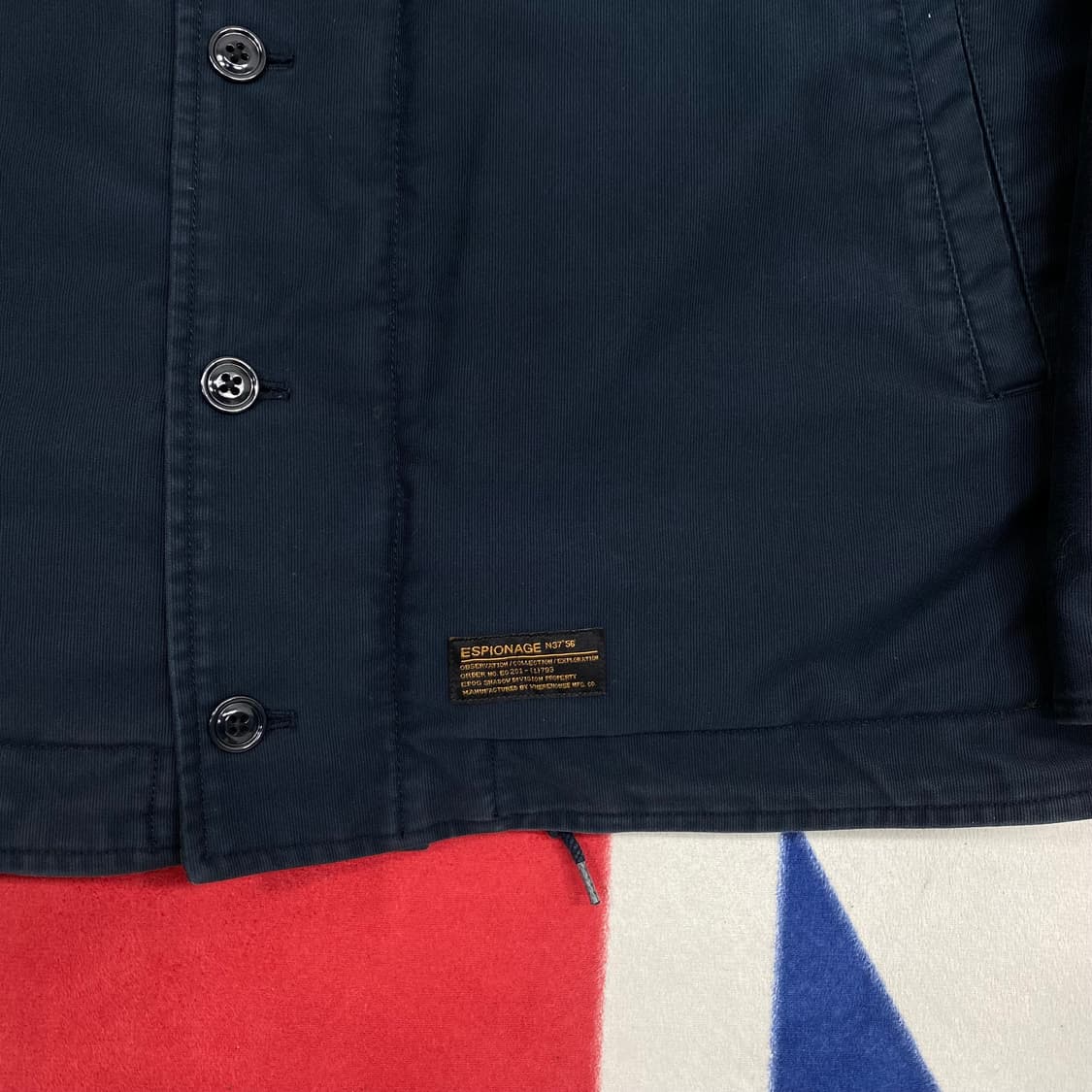 에스피오나지 덱자켓 실측 L  상품이미지4