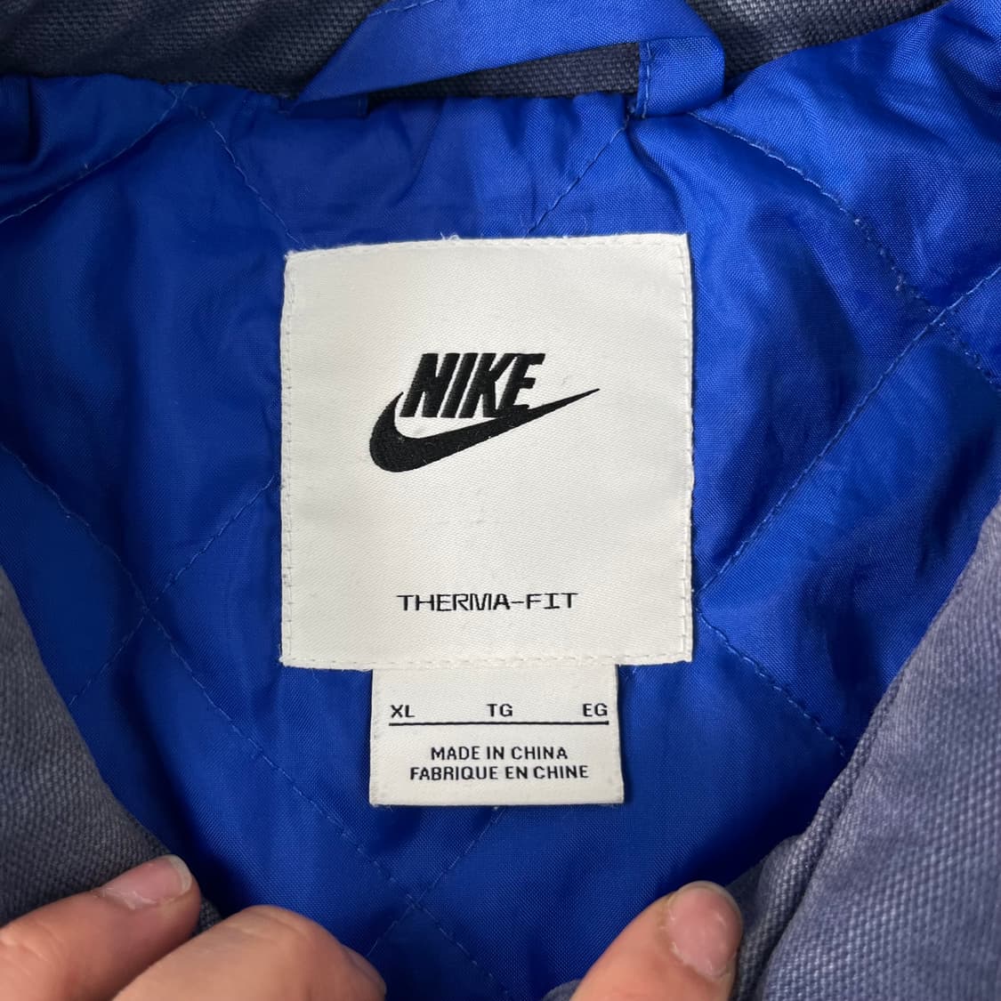 105 나이키 백로고 누빔 코치자켓 상품이미지4