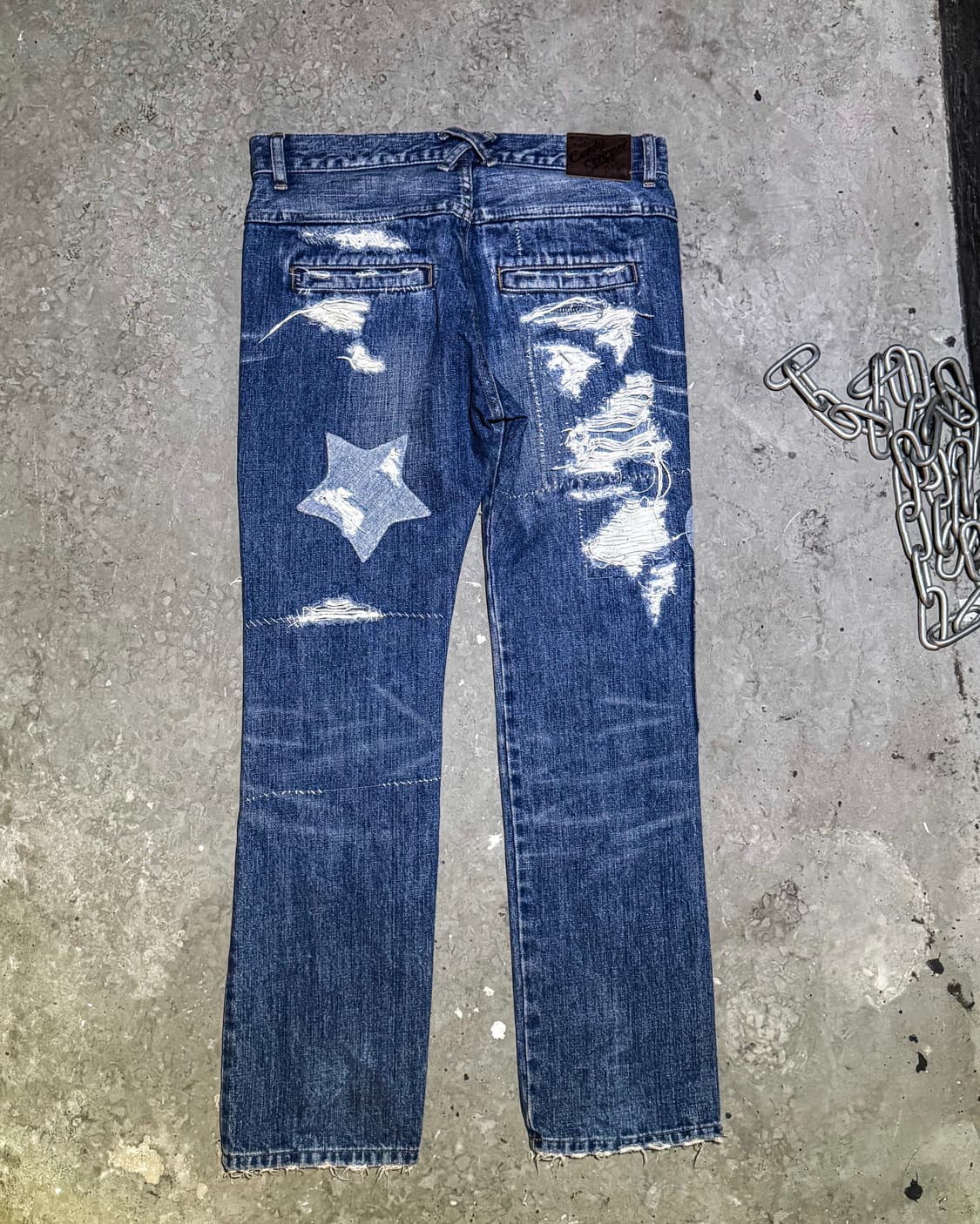 Destroyed Detail denim pants 상품이미지7