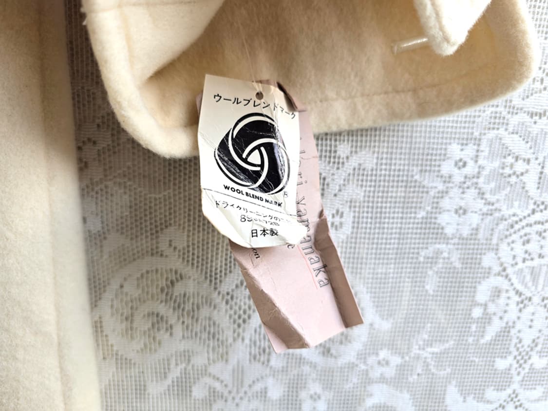 80s 미도리 야마나카 빈티지 코트 (made in japan) 상품이미지4