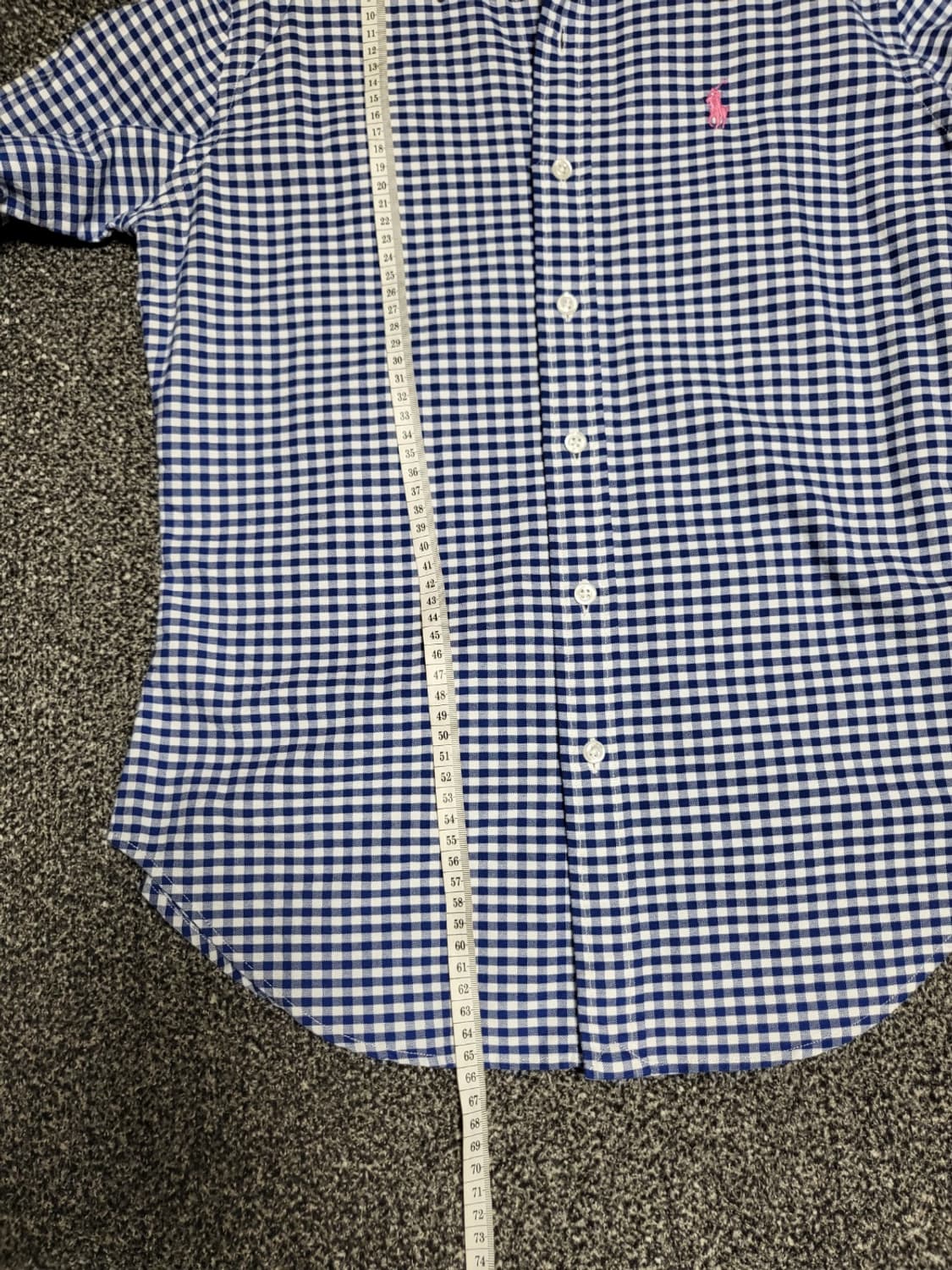 폴로셔츠 여성 깅엄체크셔츠 상품이미지8