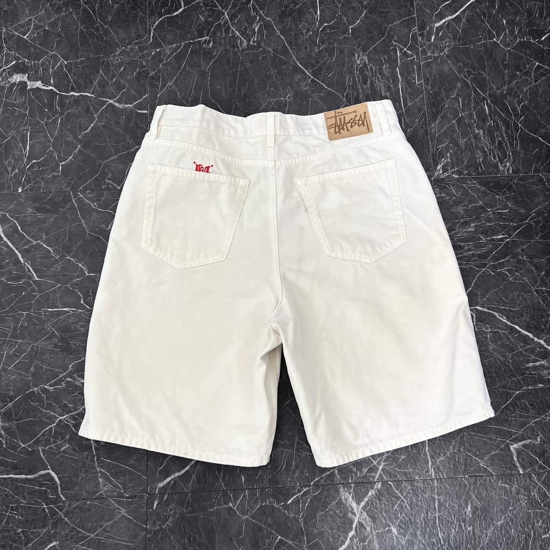 스투시 워시드 캔버스 빅 올 쇼츠 빈티지 팬츠 상품이미지4