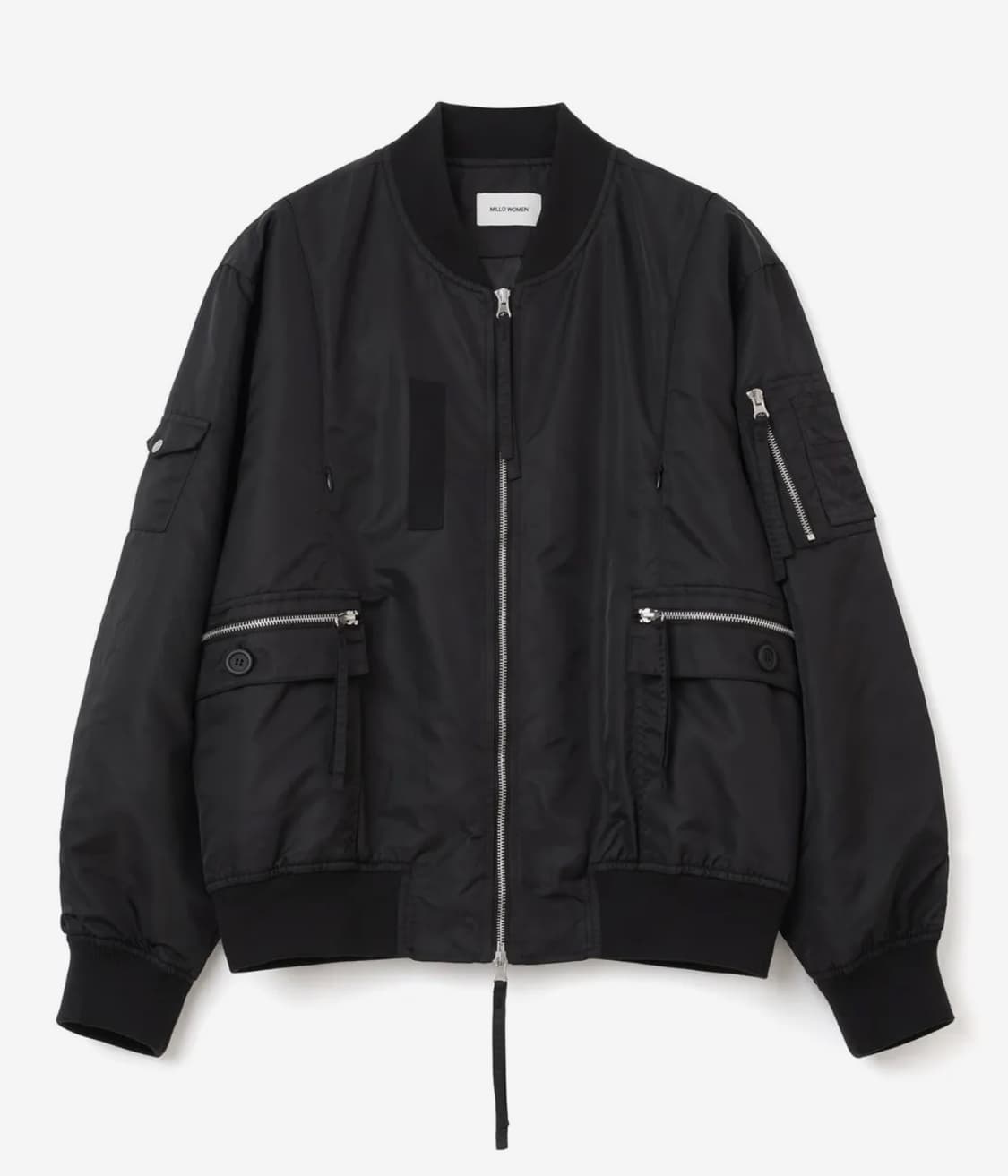 밀로우먼 블렌디드 플라이트 자켓 [블랙] 상품이미지1