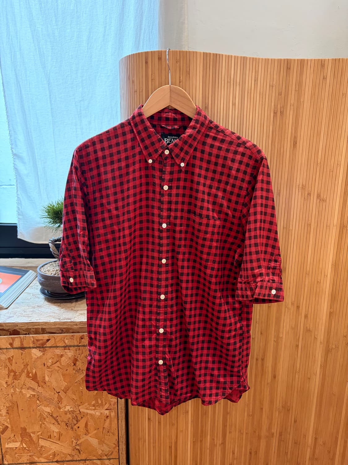 00s BEAMS Check Shirt 상품이미지4