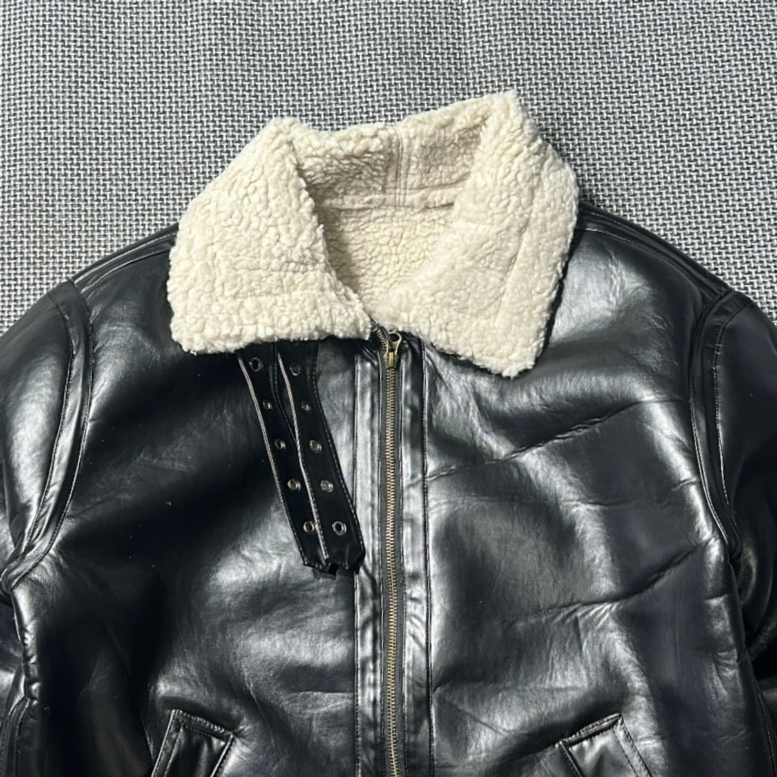 밀리터리 B-3 무스탕 자켓 (XL/XXL) 상품이미지2