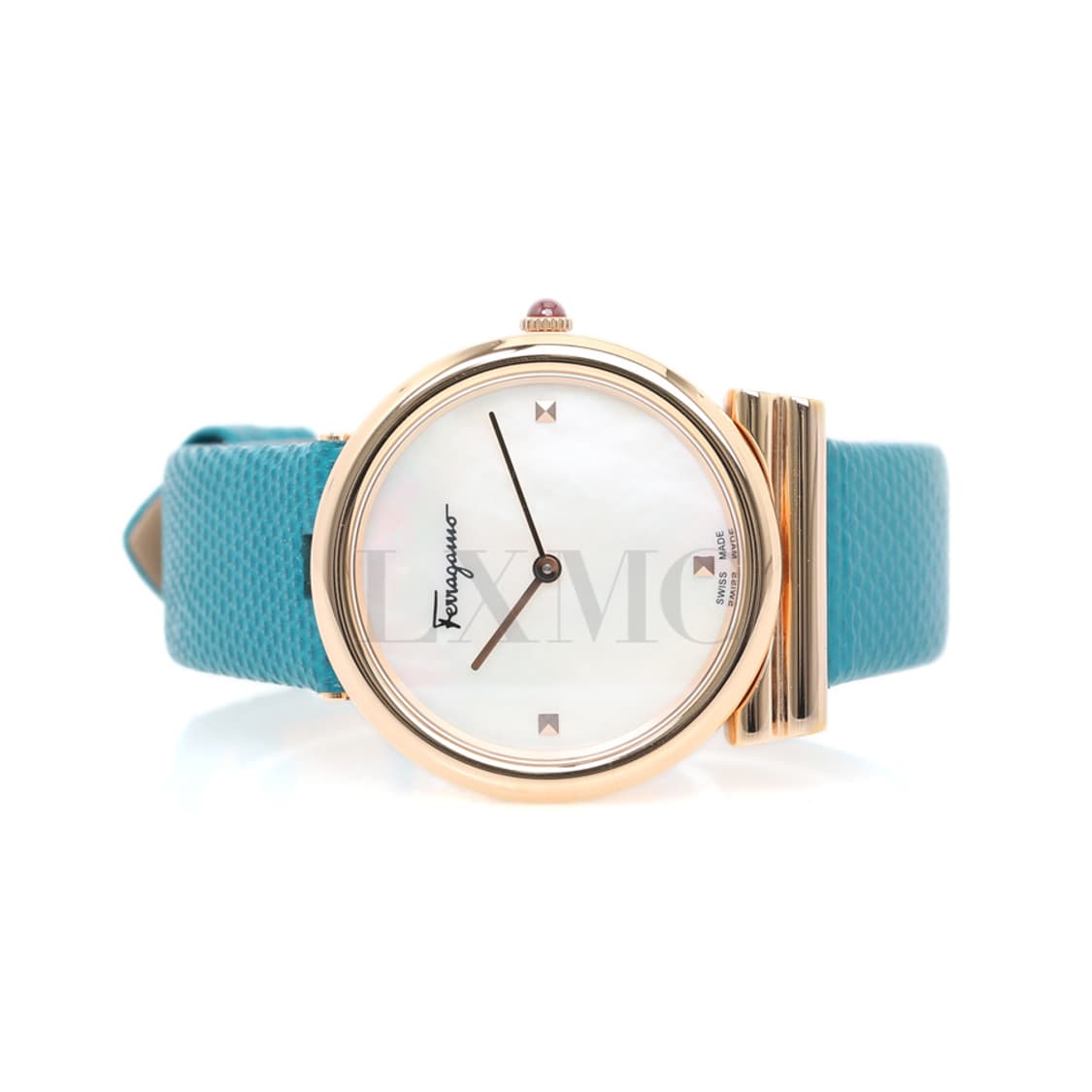 페라가모 간치노 워치 화이트 마더오브펄 간치니가죽시계 SFIY006 상품이미지1