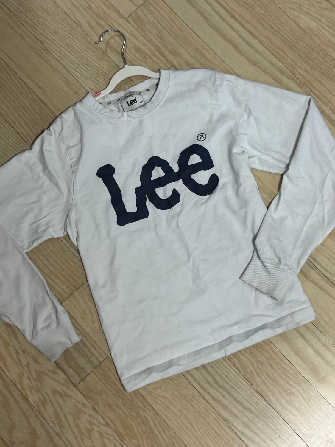 Lee 리 화이트 롱슬리브 상품이미지1