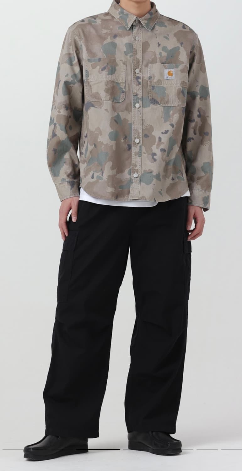 칼하트 wip 멜빌 셔츠 자켓 카모 m 상품이미지2