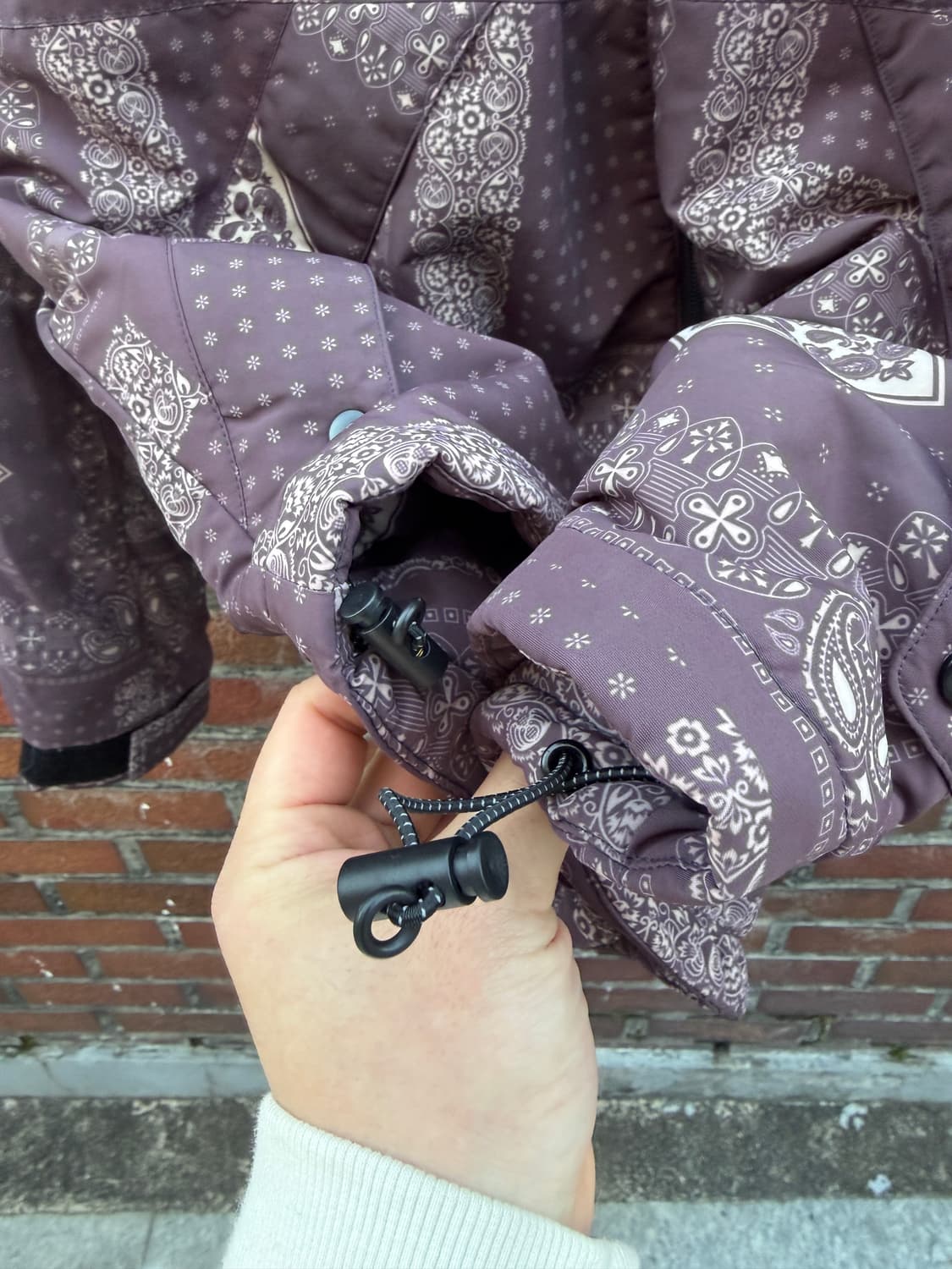 와일드띵스 레이지블루 반다나 바람막이 M(XL) 상품이미지5