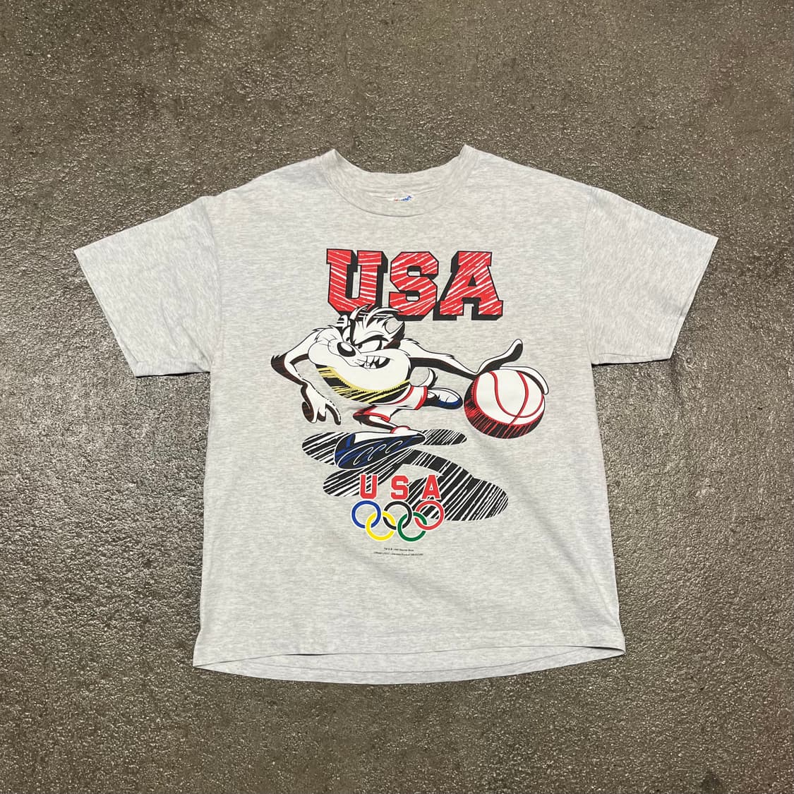 90s 테즈 올림픽 프린팅 티셔츠 (100) 상품이미지1