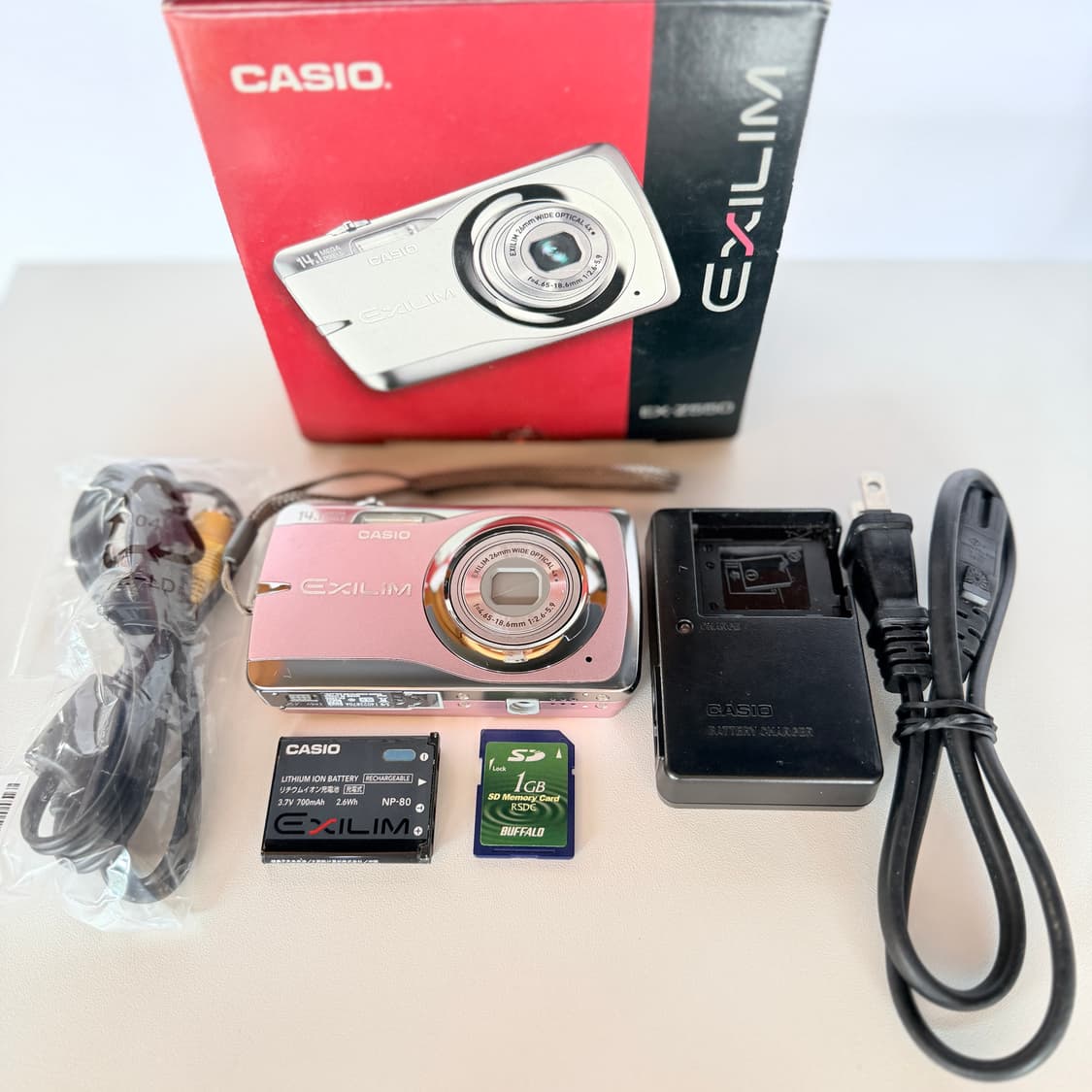 🎀스테이시 아이사 채영 픽🎀 카시오 엑슬림 EX-Z550 핑크디카 상품이미지3