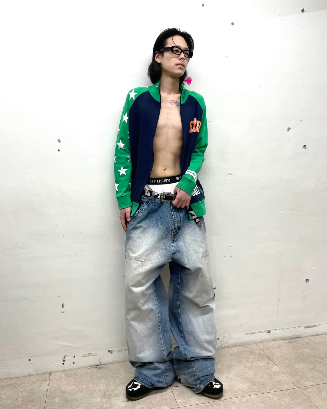 Baby Doll Retro Star Green Jacket  상품이미지7