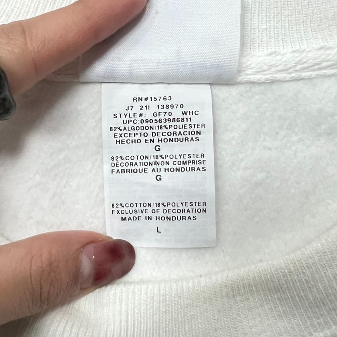 챔피온 리버스위브 로고 맨투맨 v0779  상품이미지8