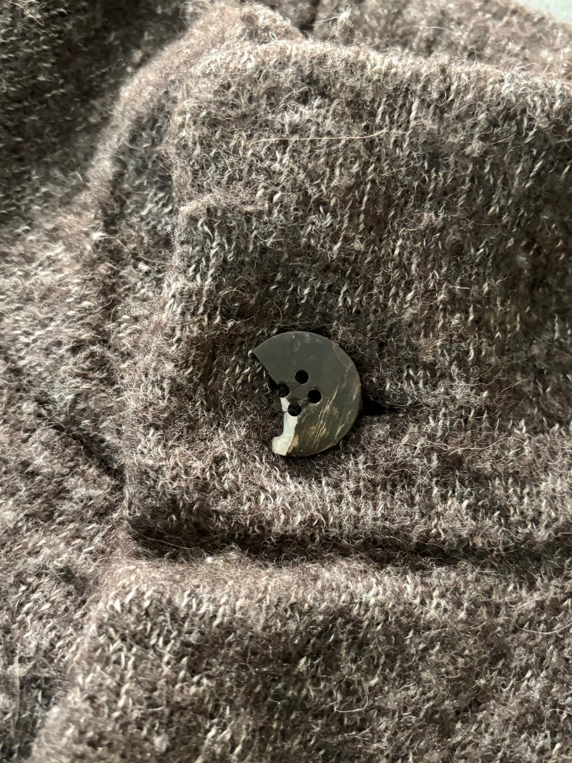 Plantation 플렌테이션 브라운 카라 버튼 가디건 상품이미지10