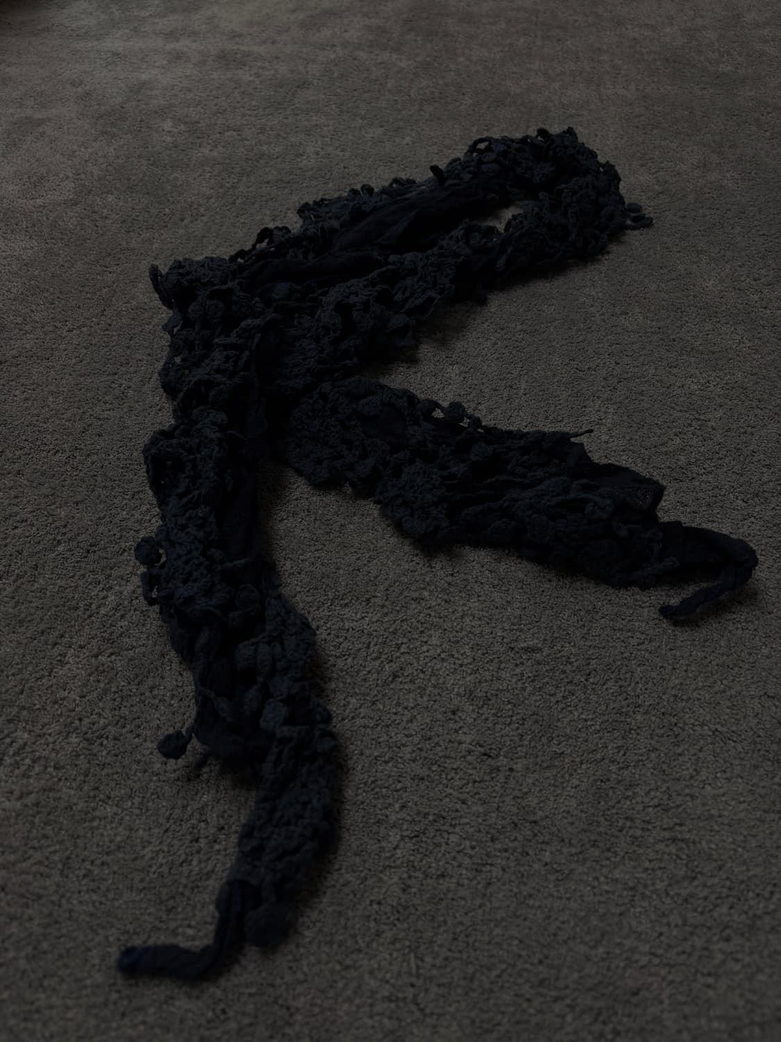 Vintage minimal grunge mood scarf 상품이미지3