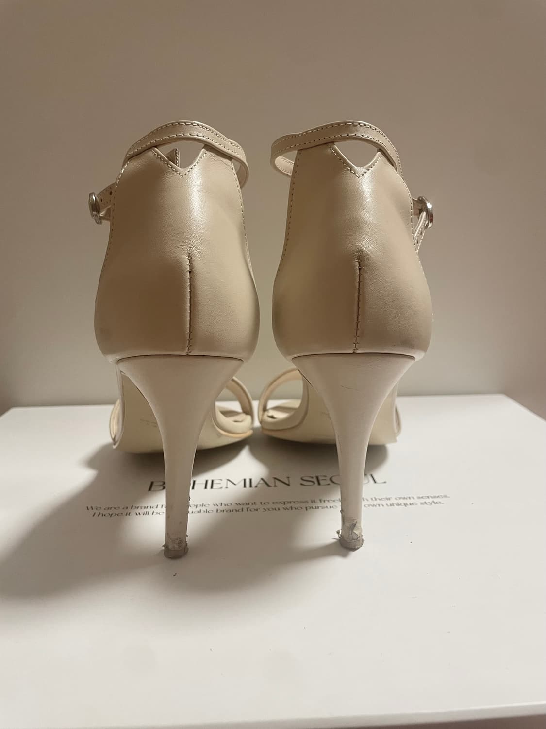 레이첼콕스 소가죽 샌들 힐 스트랩 하이힐 220 상품이미지6