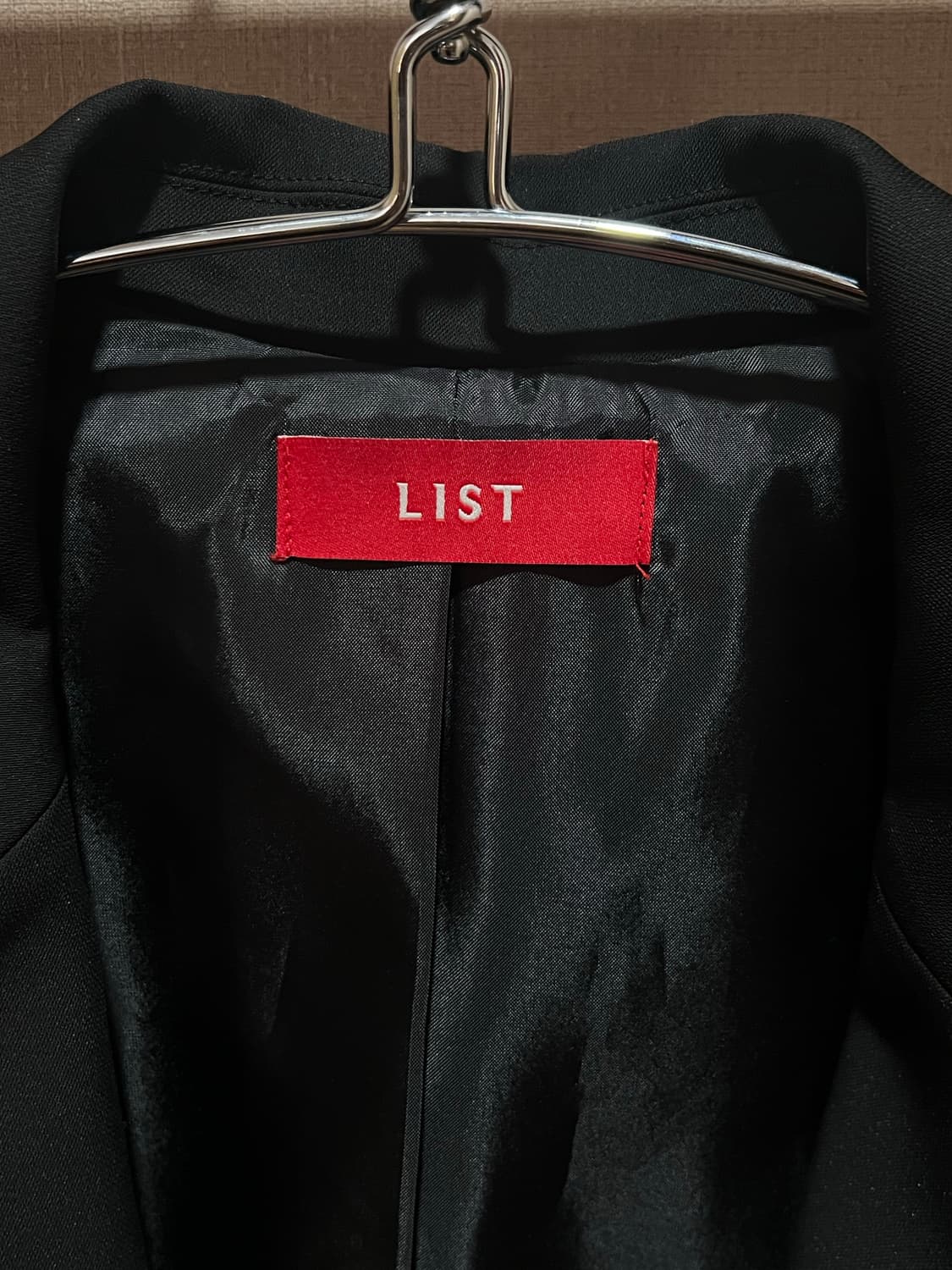 LIST Black Peaked-Lapel Blazer 55 상품이미지3