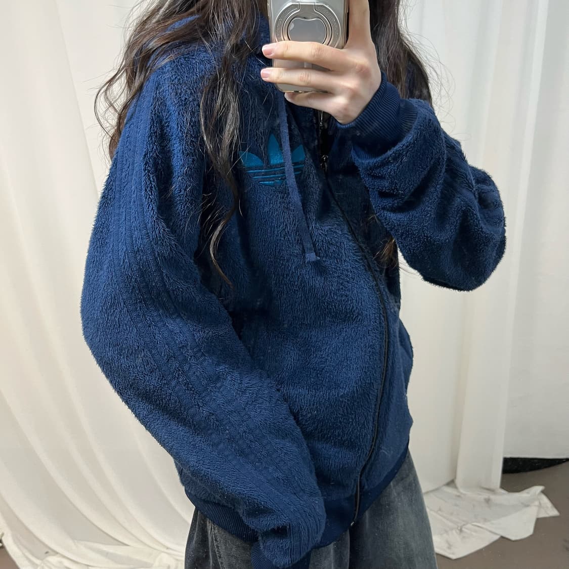 Adidas Navy Firebird Fleece 상품이미지3