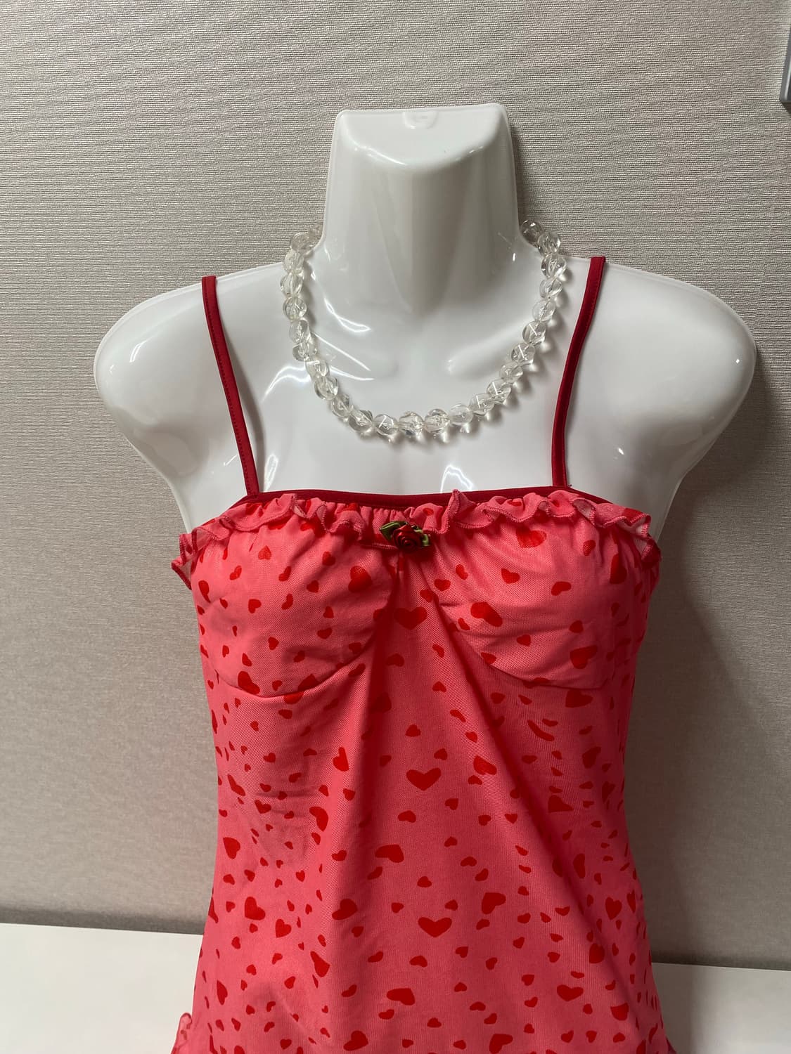 Y2k 아크릴 비즈 목걸이 일본 빈티지 상품이미지2