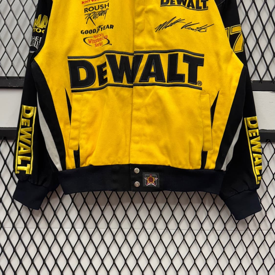 03s 제프해밀턴 X 나스카 DeWALT 팀 레이싱 자켓 블랙 옐로 상품이미지4