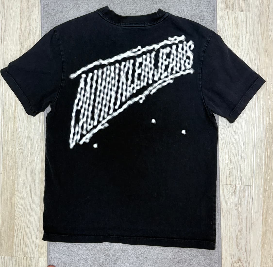 [S급] CK 블랙 로고 반팔 티셔츠 S 상품이미지2