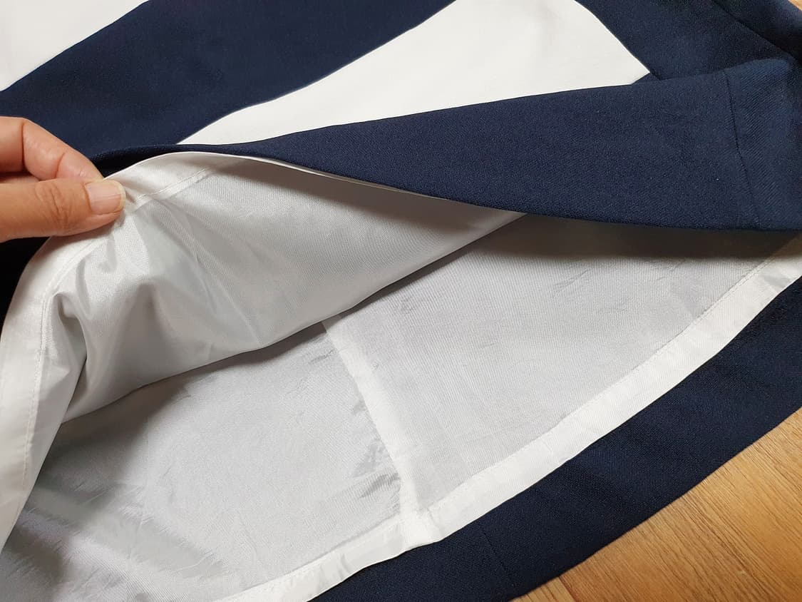 샤틴(SATIN) 투톤 배색원피스 55 상품이미지6