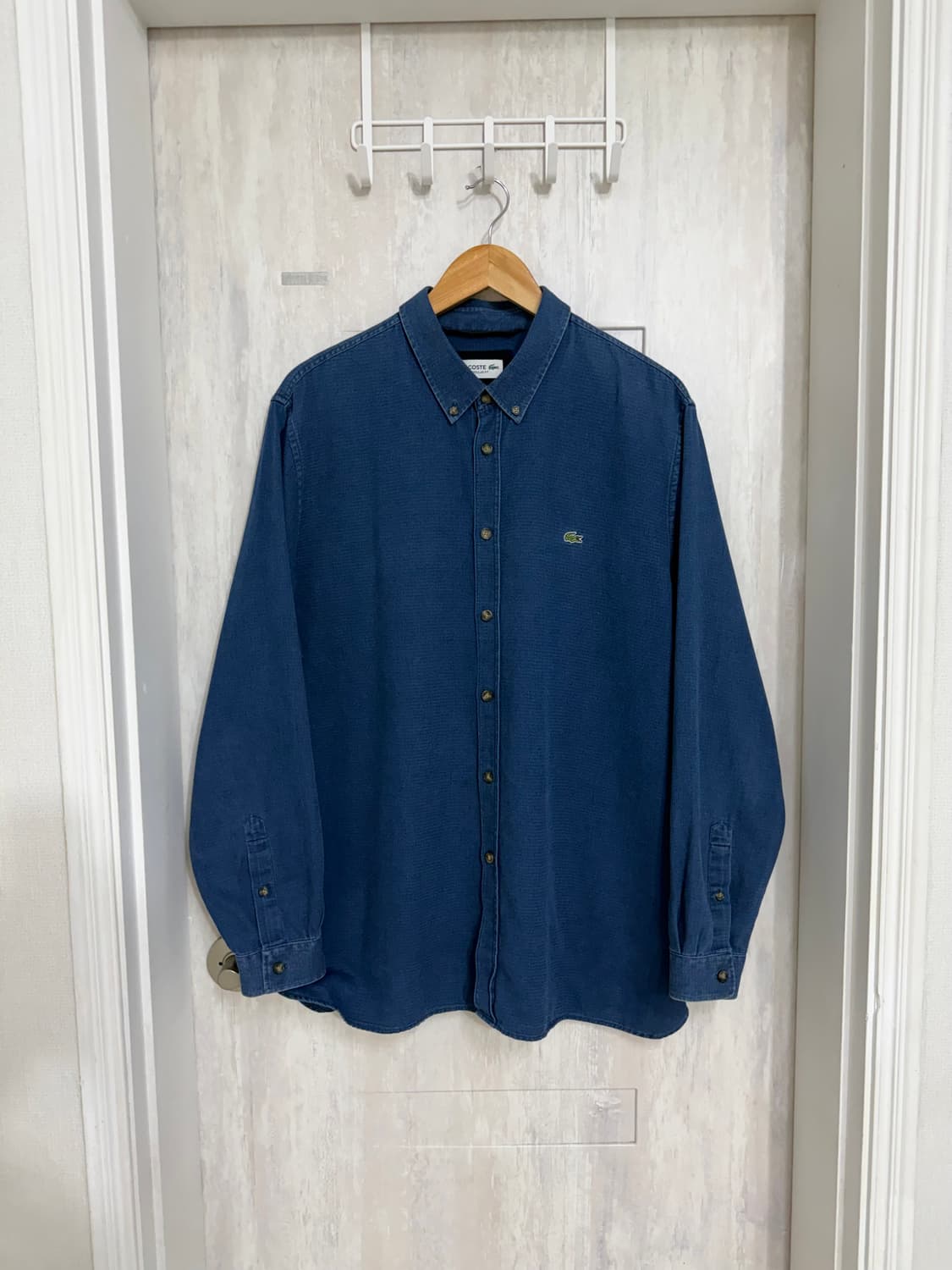 남성 xl 110 / 라코스테 코튼 남방 셔츠 상품이미지1