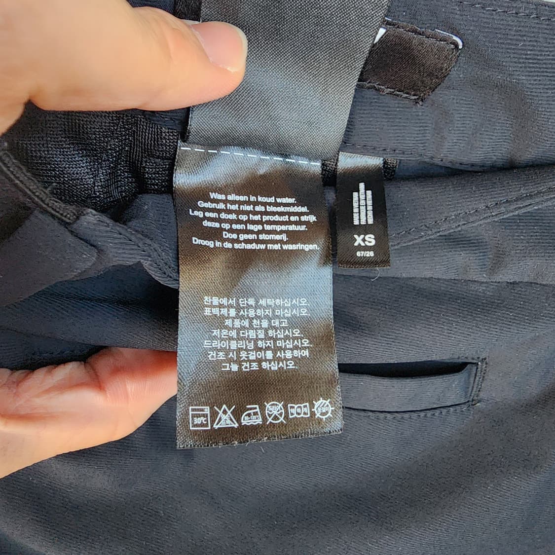 DKNY 블랙 여성 바지 상품이미지8