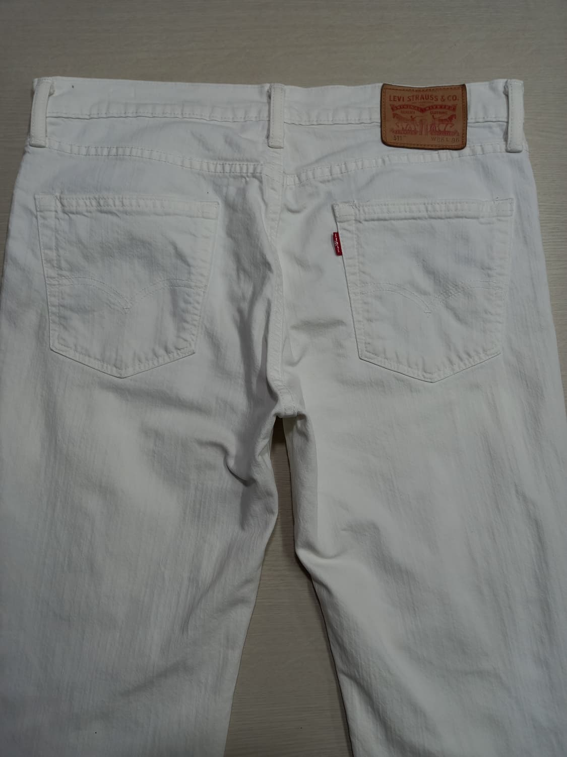 34 리바이스511 멕시코 봄여름용 스판 슬림일자 화이트 34-573 상품이미지4