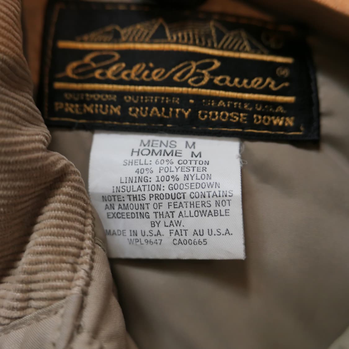 80s Eddie Bauer Snap Jac Down Jacket 105 상품이미지4