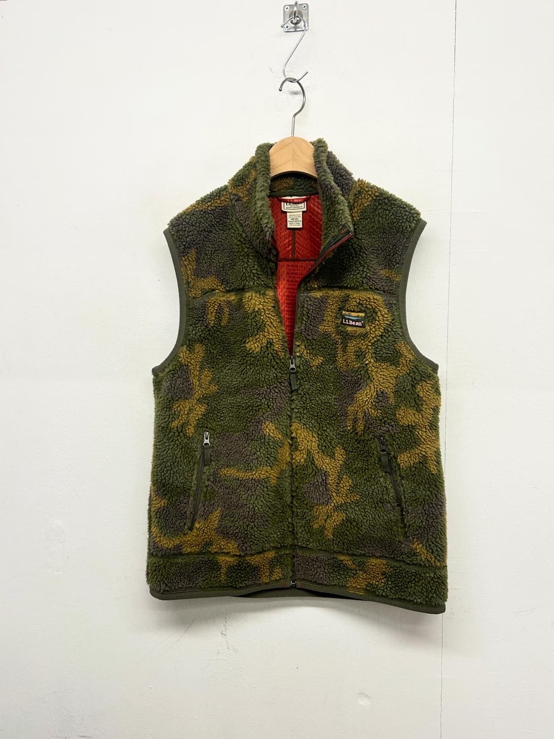 레어 LLBean 엘엘빈 카모 플리스 베스트 상품이미지1