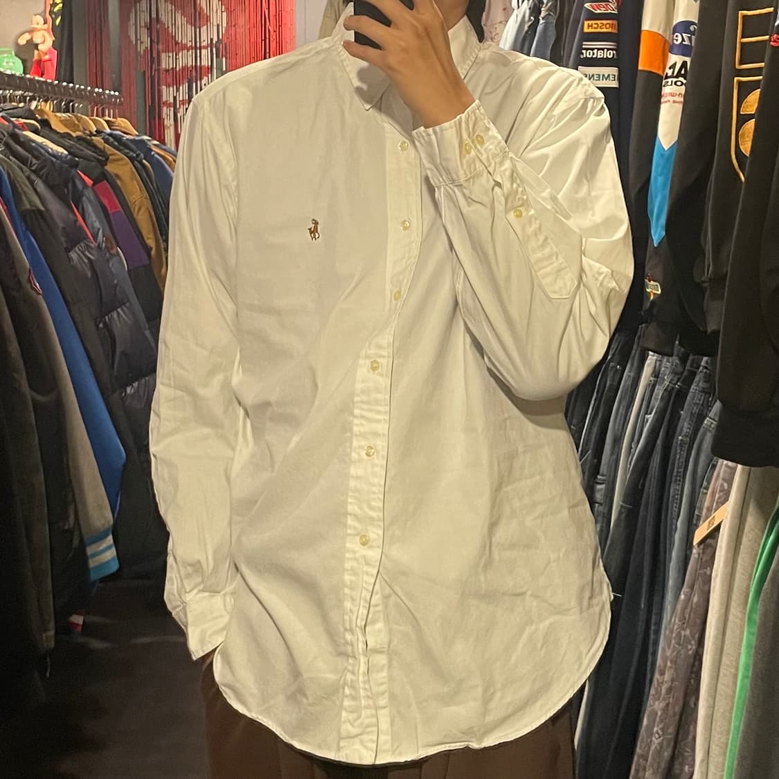 [IM] Polo 폴로랄프로렌 화이트 긴팔셔츠 상품이미지4