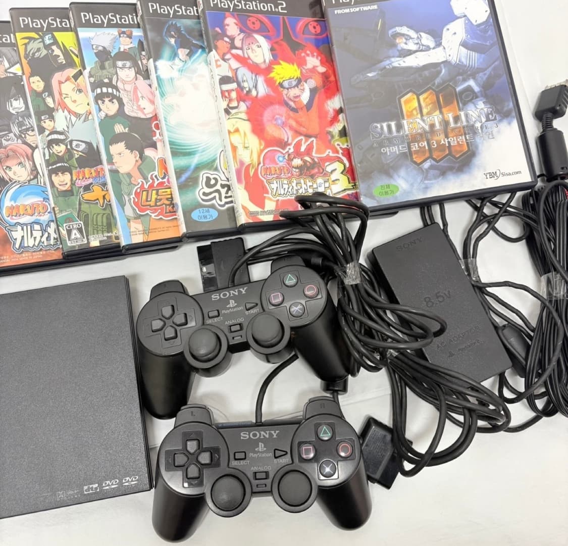 소니 PS2 플레이스테이션 플스2 게임기 풀세트 상품이미지1
