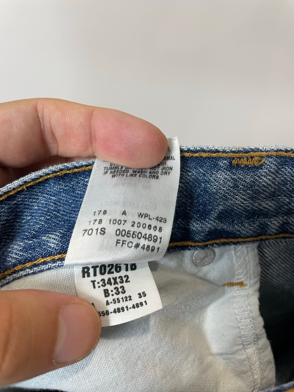 (34) Levis 리바이스505 데님 팬츠 상품이미지7
