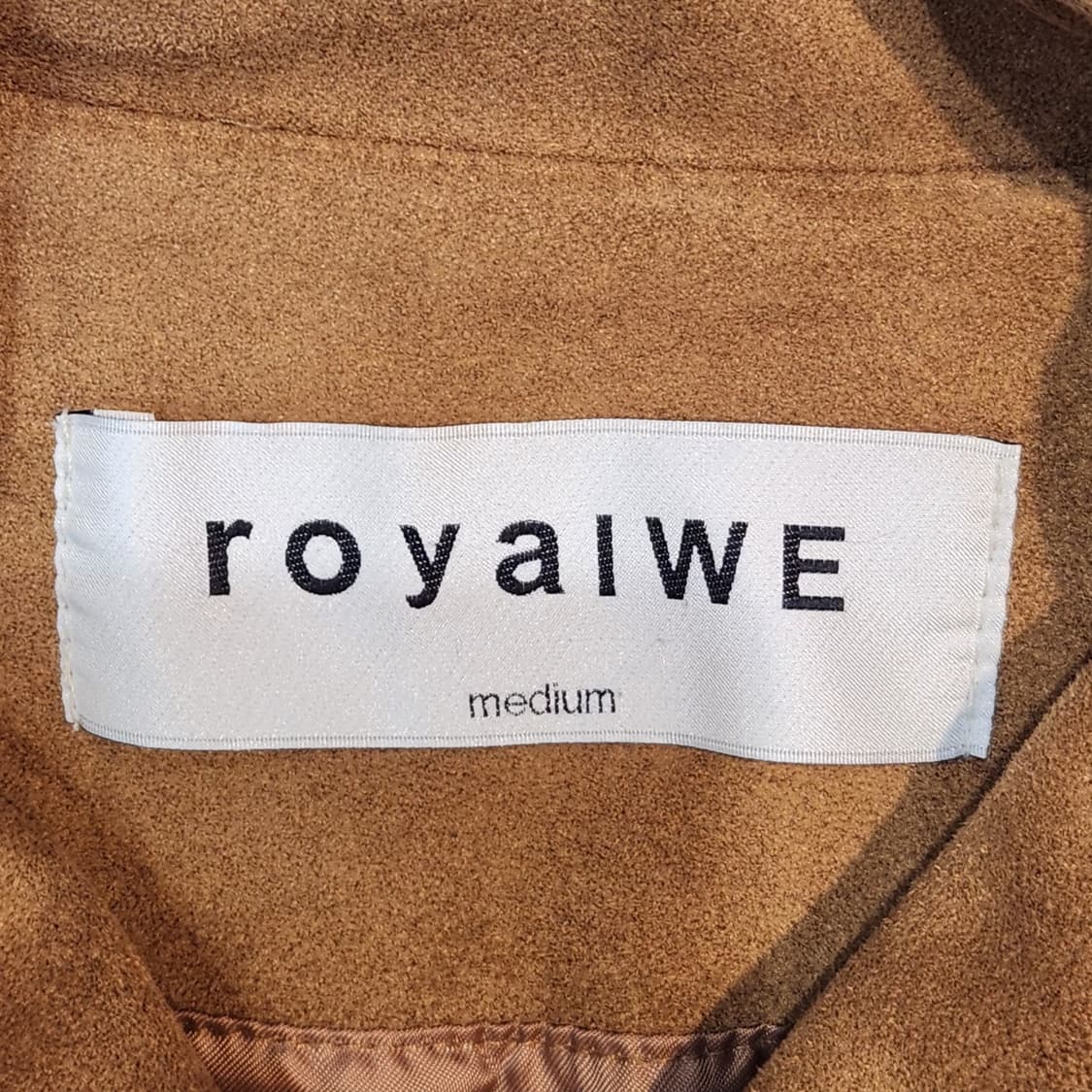 ROYALWE 브라운 스웨이드 자켓 상품이미지2