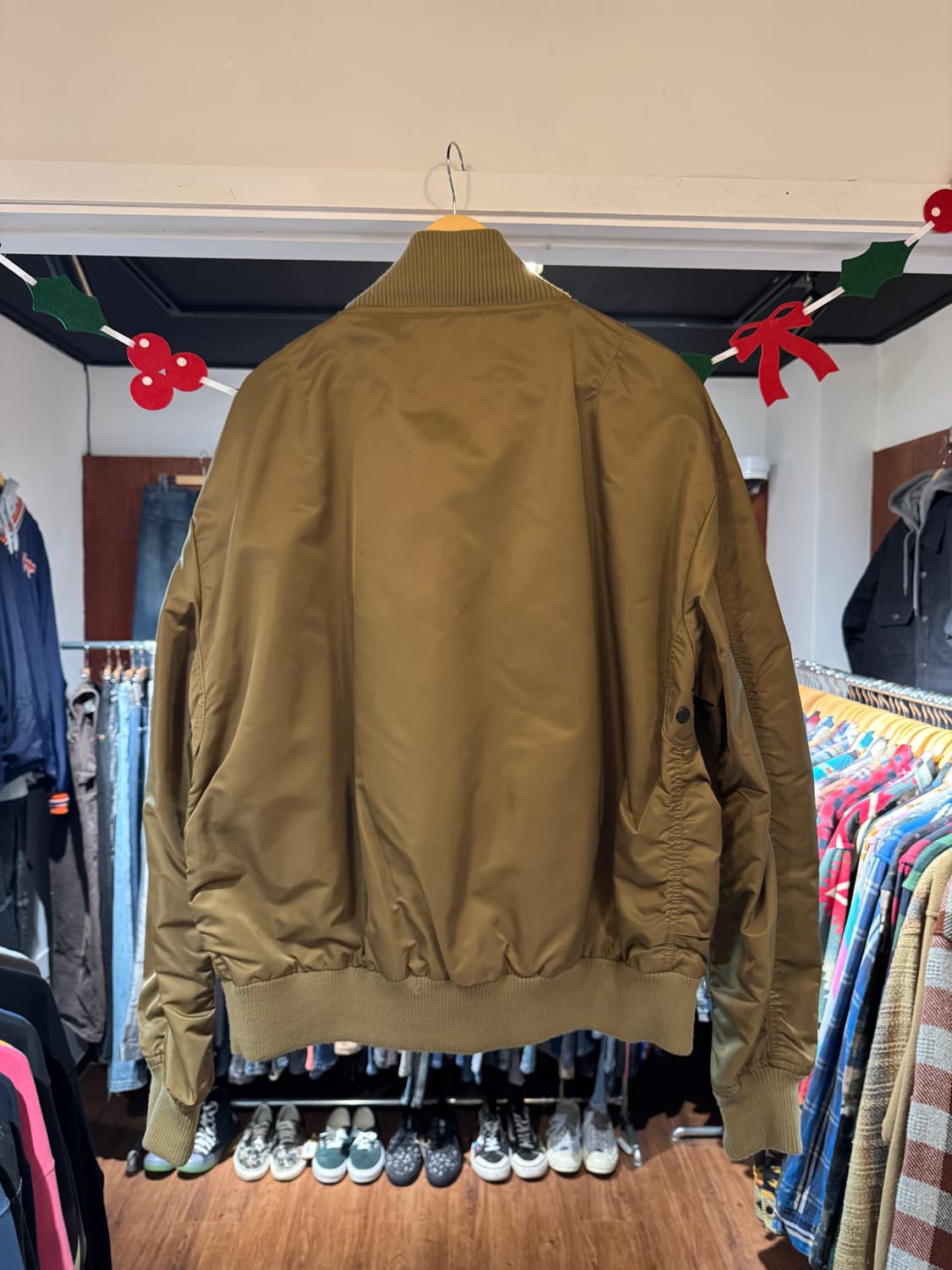 밀텍 택티컬 플라이트 자켓 빈티지 MA-1 항공점퍼 XXL 상품이미지4