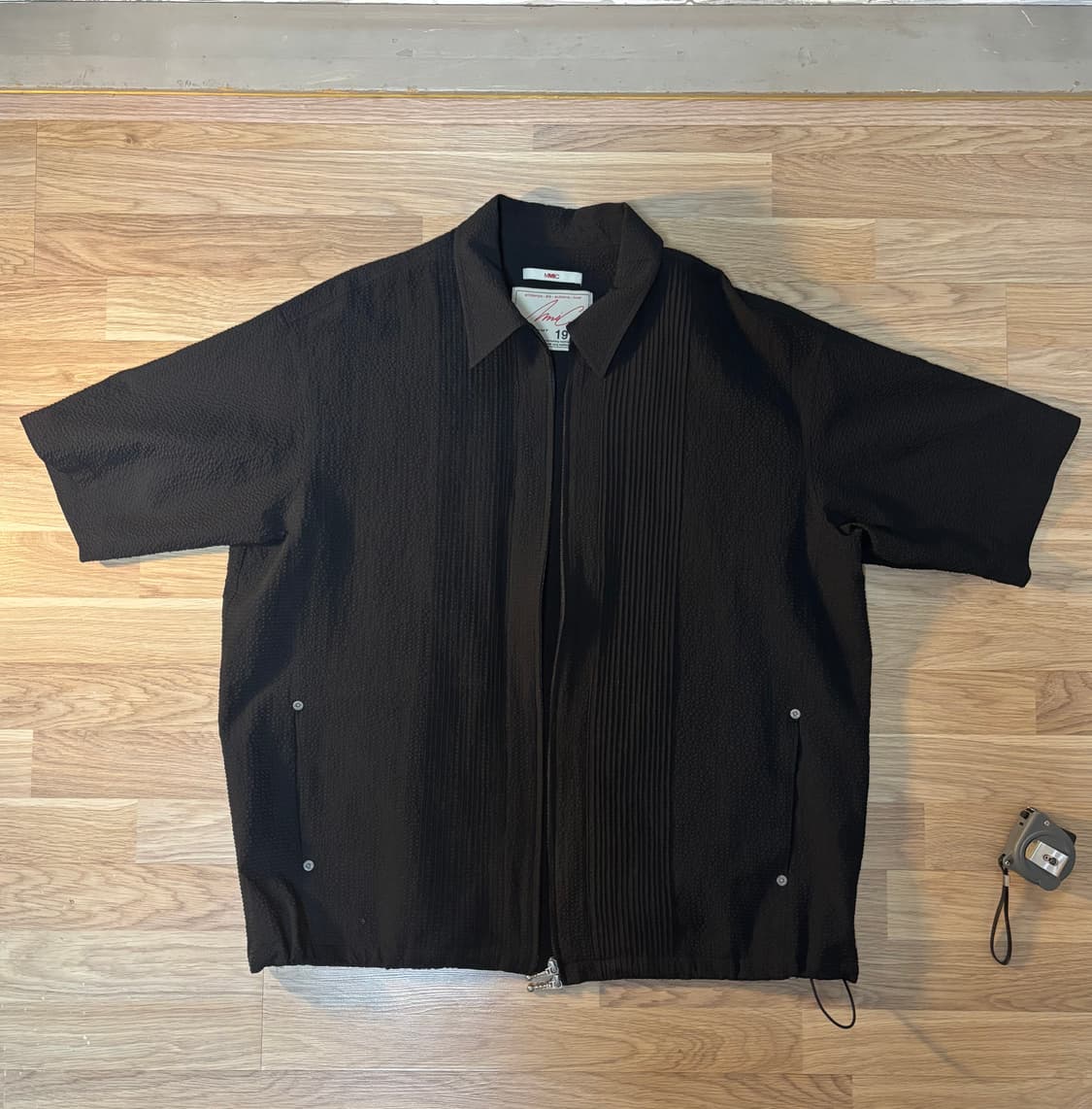 엠엠아이씨 mmic 집업셔츠 블랙 상품이미지2