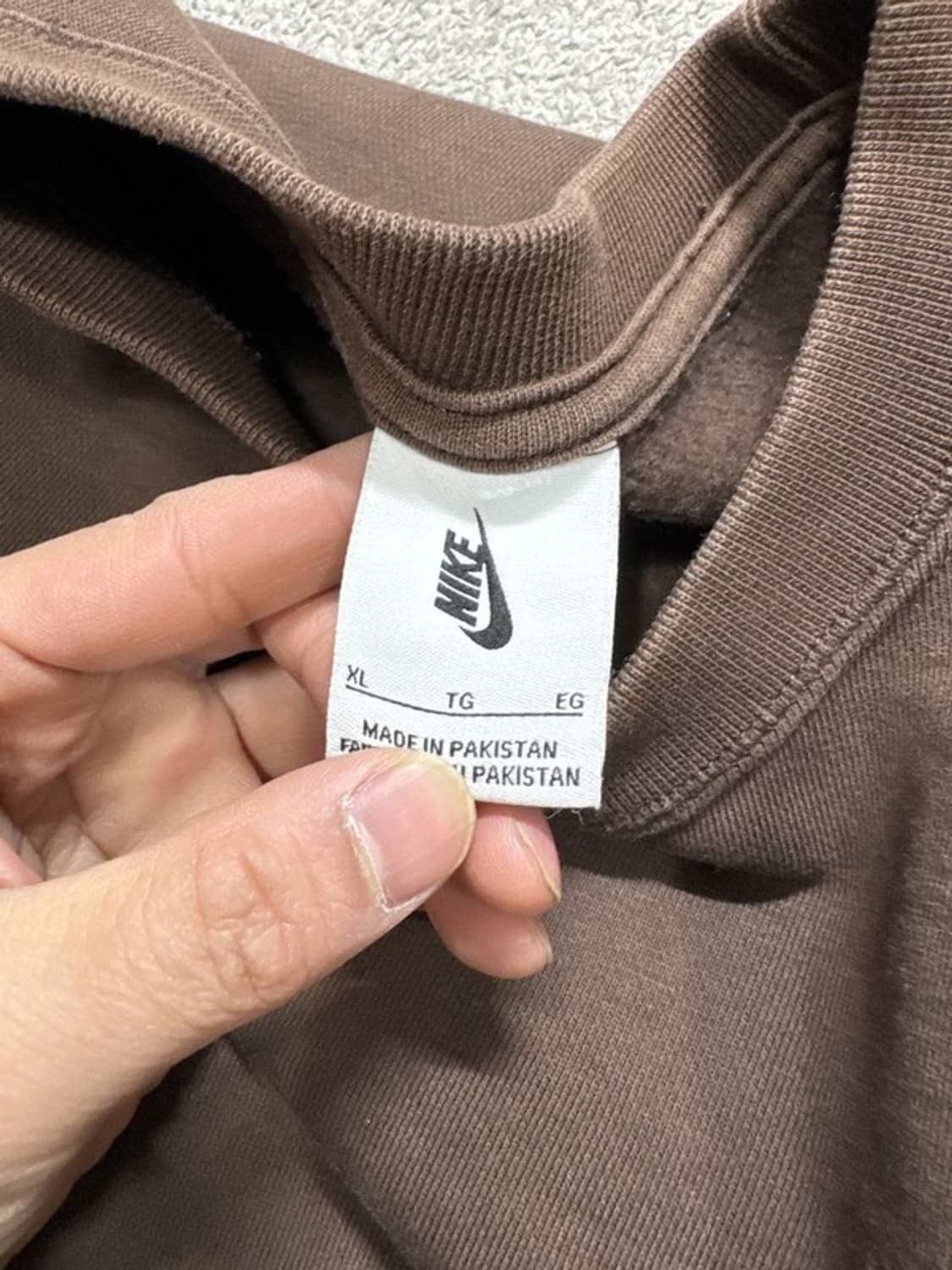 나이키 솔로 스우시 플리스 브라운 XL 상품이미지5