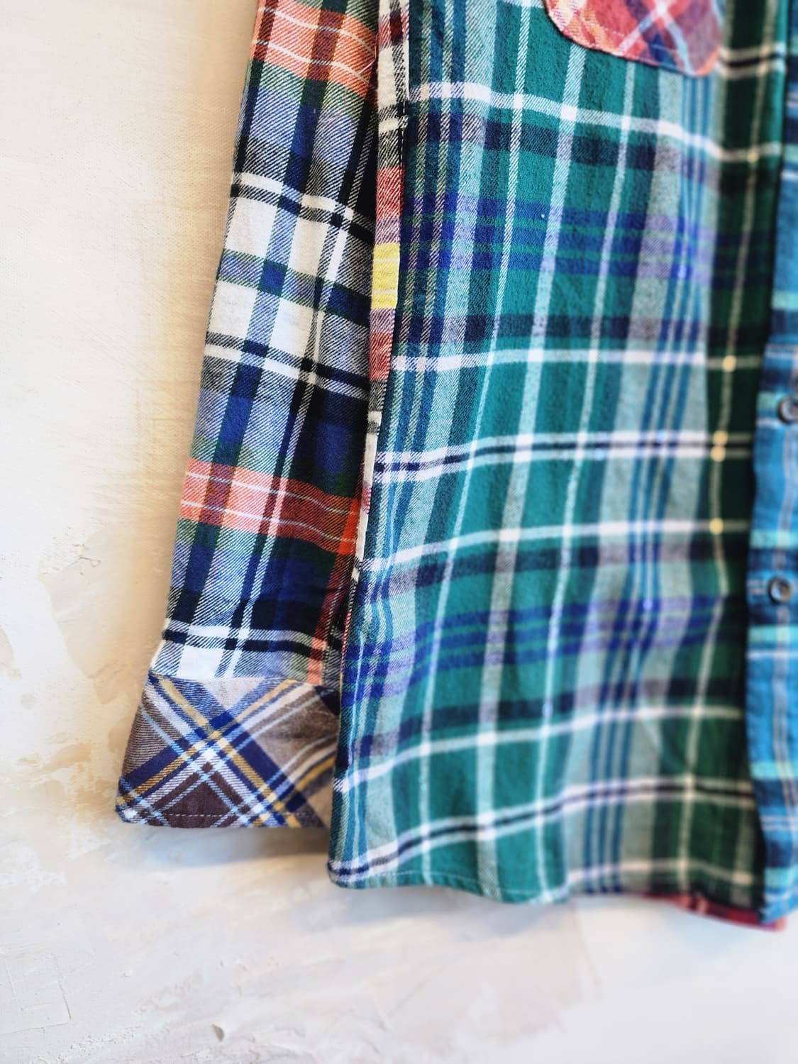 유니클로 체크 셔츠 M 상품이미지3