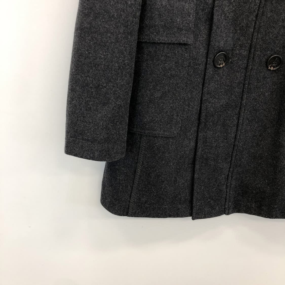 베네통 이태리 더블 울코트 91-165  상품이미지2