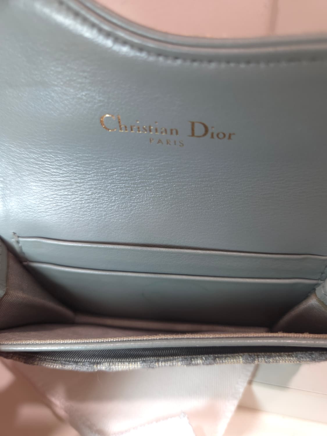 디올 새들 카드지갑 상품이미지4