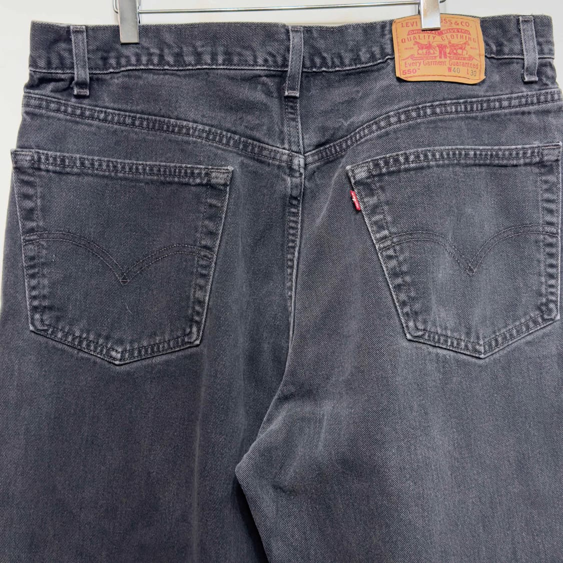 00s 리바이스 550 흑청 데님팬츠 W40 L30 상품이미지8