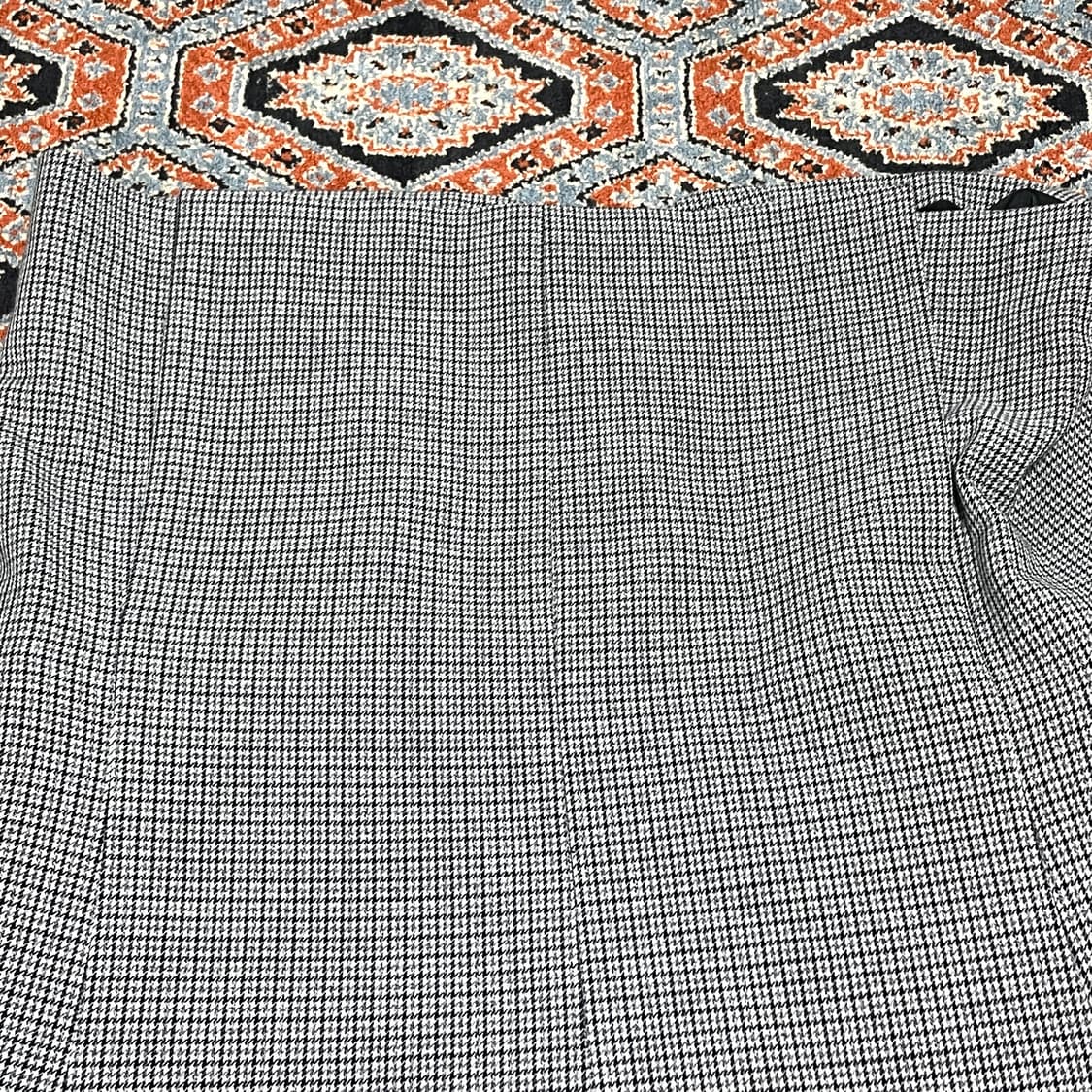 지오송지오 네이비 하운드체크 투버튼 자켓 남성95 상품이미지7