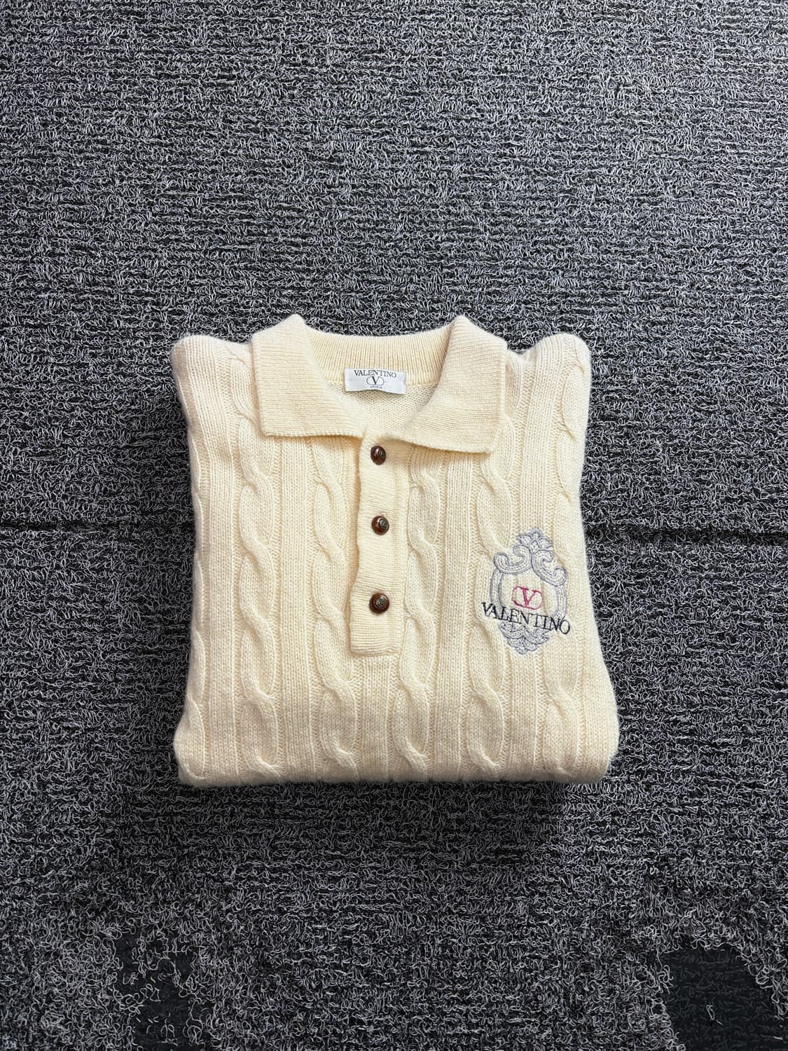 90s 발렌티노 아카이브 케이블 카라넥 니트 3325 상품이미지1