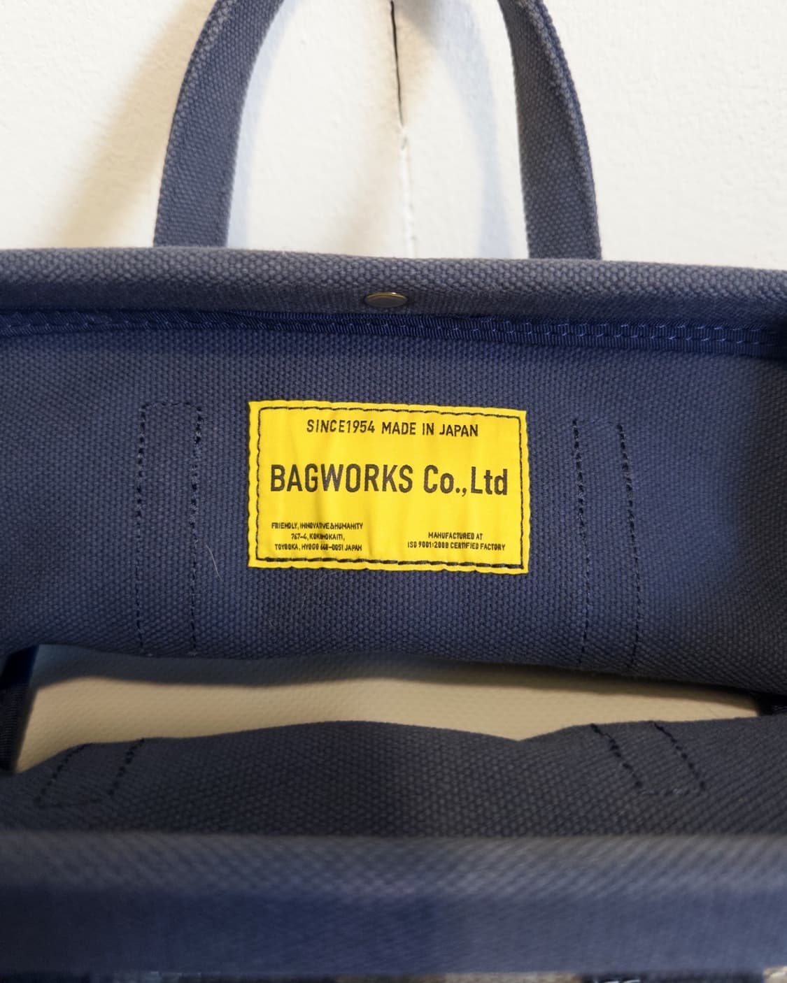 [BAGWORKS] canvas mini tote bag 상품이미지3