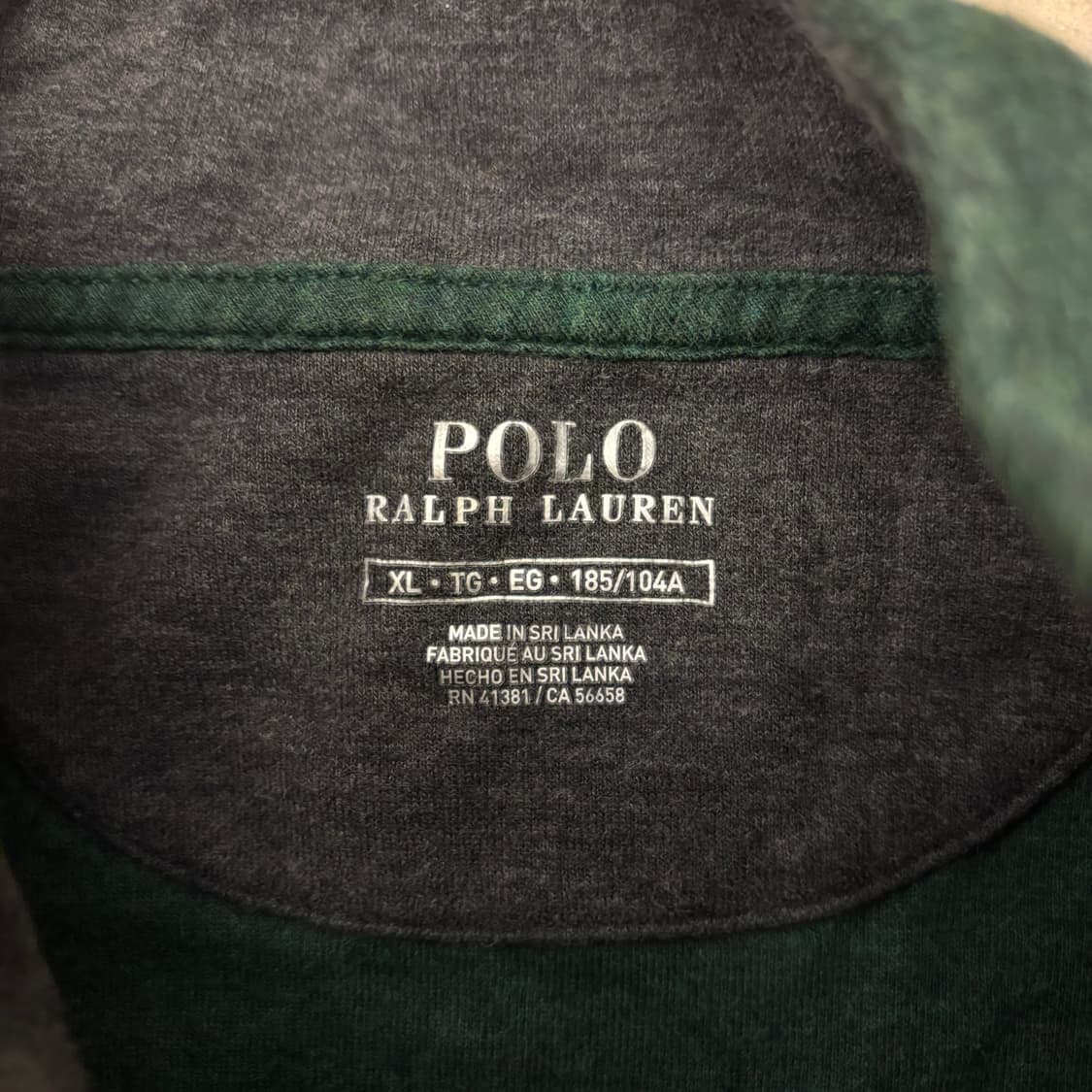 폴로 랄프로린 그린 신형 반집업 니트 상품이미지3